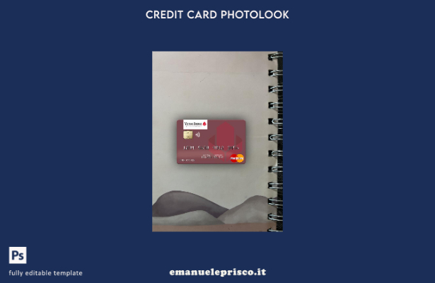 modello frontale photolook mastercard Myanmar Yoma Bank in stile verificato